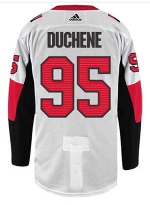 Ottawa Senators Away,  Matt Duchene #95  ADIDAS AUTHENTIC CUSTOMIZED