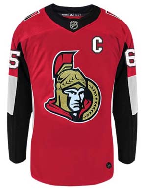 Ottawa Senators Team Color,  Erik Karlsson #65  ADIDAS AUTHENTIC CUSTOMIZED - Image 3
