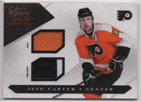 2010-11 Panini Luxury Suite PRIME JERSEY 027/150 #51 Jeff Carter Flyers