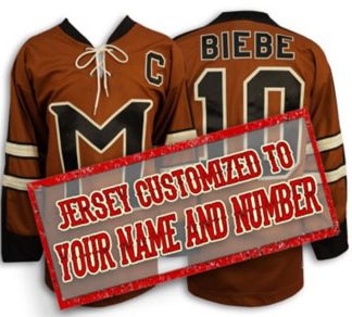 Mystery Alaska, Pelipaita omalla nimellä ja numerolla