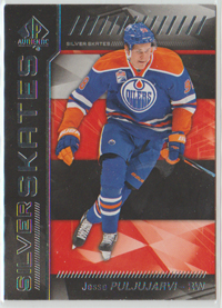 2016-17 UD SP Authentic SILVER SKATE #SS-JP Jesse Puljujärvi RC Oilers