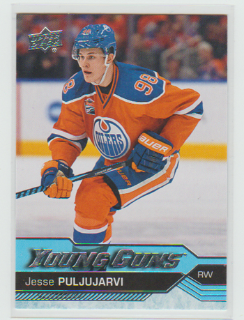 2016-17 Upper Deck #225 Jesse Puljujarvi Oilers Young Guns SP RC