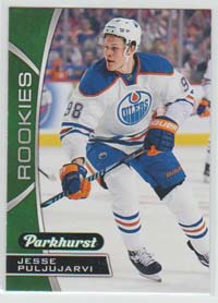 2016-17 Parkhurst EMERALD #PR-8 Jesse Puljujarvi RC Oilers