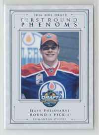 2016 NHL DRAFT Jesse Puljujärvi Edmonton Oilers FIRSTROUND PHENOMS