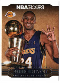 2017-18 NBA Hoops CAREER TRIBUTE #293 Kobe Bryant Lakers