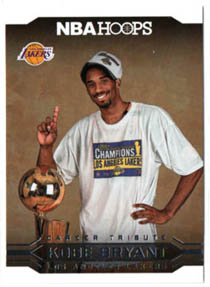 2017-18 NBA Hoops CAREER TRIBUTE #294 Kobe Bryant Lakers