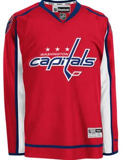 Washington Capitals Team Color, Reebok Premier Pelipaita