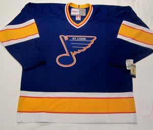 St. Louis Blues BLUE (1992-94) Vintage Replica Jersey, CCM 500