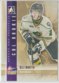 2011-12 Heroes and Prospect #102 Olli Määttä CHL RC London Knights
