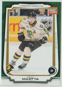2012-13 London Knights PIZZA PIZZA #3 Olli Määttä RC OHL