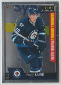 2016-17 O-Pee-Chee Platinum #176 Patrik Laine RC Jets MARQUEE ROOKIE