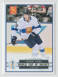 World Cup of Hockey 2016 TEAM FINLAND, LAINE Patrik