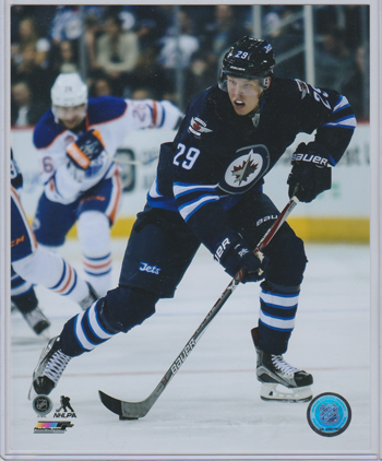 NHL Photo Patrik Laine Winnibeg Jets ROOKIE, TEAM COLOR (HoloLogo)