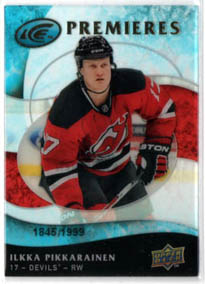 2009-10 UD Ice #108 Ilkka Pikkarainen Devils RC