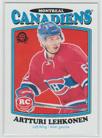 2016-17 O-Pee-Chee RETRO #677 Artturi Lehkonen RC Canadiens