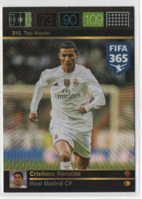 2016 Panini FIFA 365 TOP MASTER #315. Cristiano Ronaldo (Real Madrid CF)