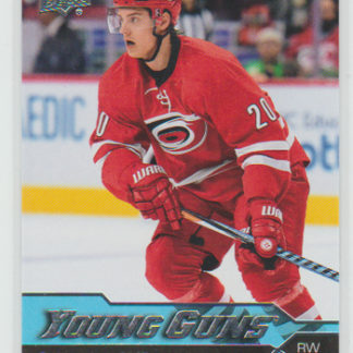 2016-17 Upper Deck #210 Sebastian Aho Hurricanes Young Guns RC