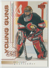 2000-01 Upper Deck #223 Jani Hurme (G) Senators Young Guns  SP RC
