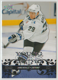 2008-09 Upper Deck #244 Janne Niskala Lightning Young Guns SP RC