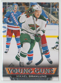 2013-14 Upper Deck #474 Mikael Granlund Wild Young Guns SP RC