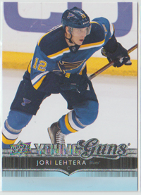 2014-15 Upper Deck #241 Jori Lehterä Blues Young Guns SP RC