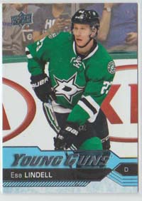 2016-17 Upper Deck #237 Esa Lindell Stars Young Guns YG RC Young Guns  SP RC