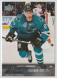 2015-16 Upper Deck #230 Joonas Donskoi RC Young Guns Sharks
