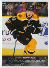 2015-16 Upper Deck #243 Joonas Kemppainen Bruins Young Guns SP RC