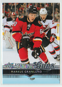 2014-15 Upper Deck #453 Markus Granlund Flames Young Guns SP RC