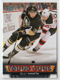 2013-14 Upper Deck #220 Olli Määttä Penguins Young Guns SP RC