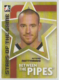 2007-08 Between The Pipes STARS OF THE GAME #57 Antero Niittymäki (G) Flyers