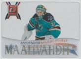 2010-11 Donruss Hockey MAALIVAHDIT #13 Antti Niemi (G) Sharks - Image 2
