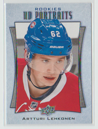 2016-17 Upper Deck  UD Portraits Rookies #P-65 Artturi Lehkonen Canadiens