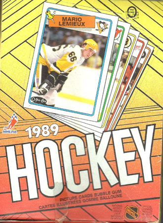 1988-89 O-Pee-Chee Hockey Wax Box laatikko - Image 2