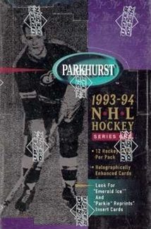 1993-94 Parkhurst Hockey Series 1 Hobby laatikko
