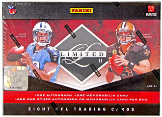2011 NFL Panini Limited Football Hobby laatikko