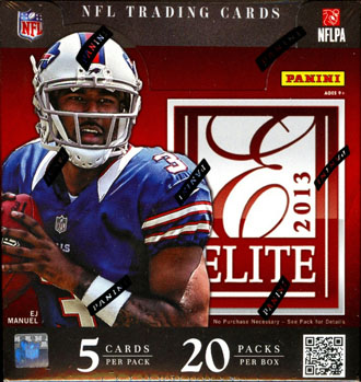 2013 NFL Panini Elite Football Hobby laatikko