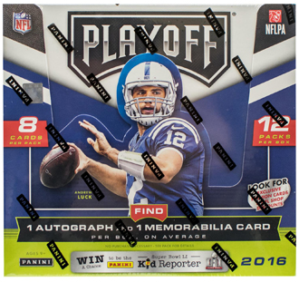 2016 NFL Panini Playoff Football Hobby laatikko