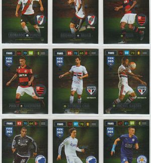 2017 Panini FIFA 365 FAN'S FAVORITE #46.   Leonardo Ponzio (River Plate)