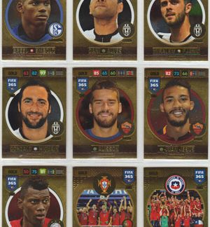 2017 Panini FIFA 365 #44.  Portugal (UEFA Euro 2016 Winner)