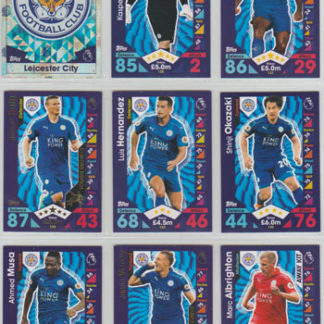 2016-17 Topps MA Premier League #127.  Club Badge (Leicester City)