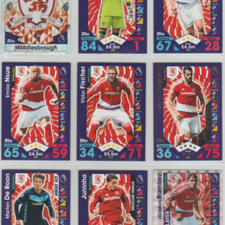 2016-17 Topps MA Premier League #199. Club Badge (Middlesbrough)