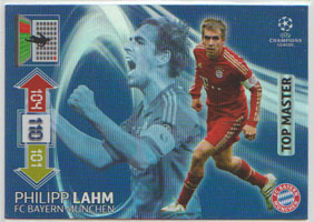 BONUS 45,00€,  2012-13 Panini Champions League Philipp Lahm Top Master