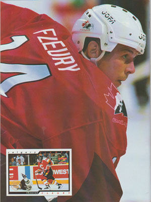 Beckett Hockey 1996 Dec. Mario Lemieux, Back Fleury - Image 3