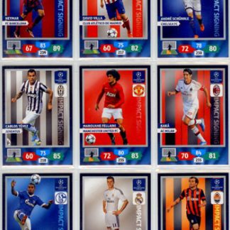 2013-14 Panini Champions League IMPACT SIGNINGS #280. Dries Mertens (SSC Napoli)