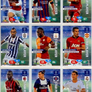 2013-14 Panini Champions League STAR PLAYER #234. Zlatan Ibrahimovic (Paris Saint-Germain)