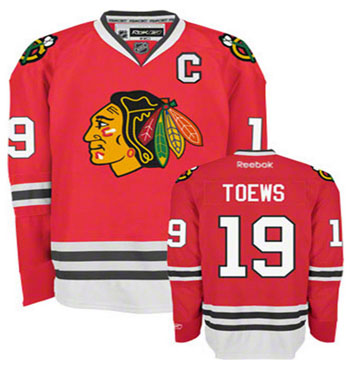 Chicago Blackhwks Toews # 19, Reebok Team Color Premier LASTEN
