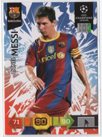 2010-11 Panini Champions League Lionel Messi (FC Barcelona)