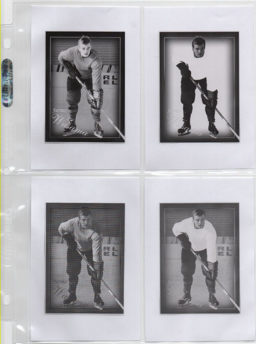 1996-97 Sisu Red Line Jarmo Vasama Ilves 1/1 Print Film JÄÄKIEKKOLEIJONA #190