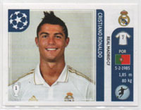 2011-12  Panini Champions League Sticker #233 Cristiano Ronaldo (Real Madrid CF)